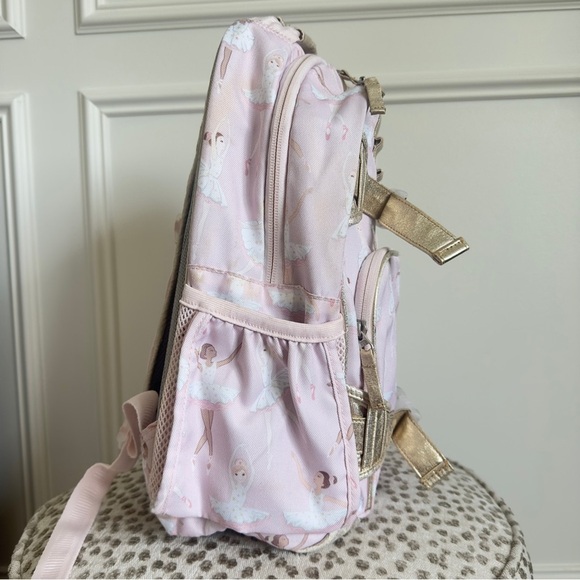 Pottery Barn Kids Mackenzie Blush Olivia Personalized Ballerina Backpack - Picture 5 of 8